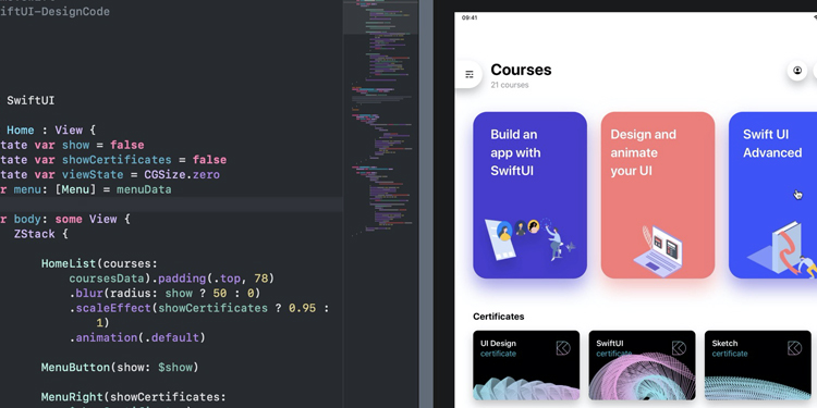 Imagen de cabecera de la introducción a SwiftUI